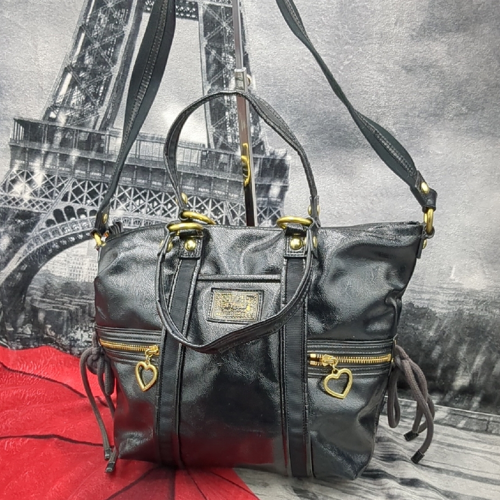 Coach Daisy Patent  Leather Liquid Gloss Tote